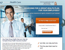 Tablet Screenshot of group-health-care.com
